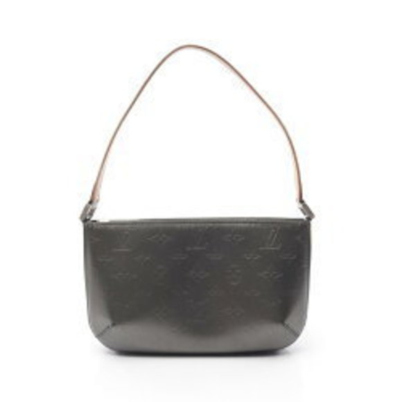 Louis Vuitton Fowler Monogram Matte Noir Black Leather Handbag Black - Picture 1 of 8